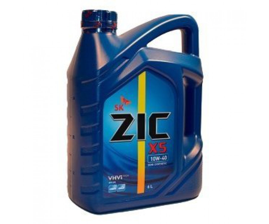Купить  моторное ZIC X5 п/синтетика бензин 10W-40 6л